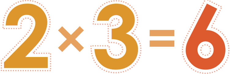 2*3=6